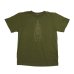 画像1: 【Mandala custom shapes/マンダラ】T-Shirt/Olive (1)