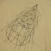 画像2: 【Mandala custom shapes/マンダラ】T-Shirt/Khaki (2)