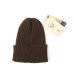 画像2: 【HIGHLAND2000】2×1 WATCHCAP/DARK BROWN (2)