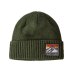 画像1: 【PATAGONIA/パタゴニア】ブロデオ・ビーニー/Line Logo Ridge: Industrial Green (LRIG) (1)