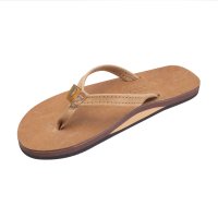 【RAINBOW SANDALS/レインボーサンダル】Women's 301/Luxury Leather - Single Layer Arch  Support/Buckskin