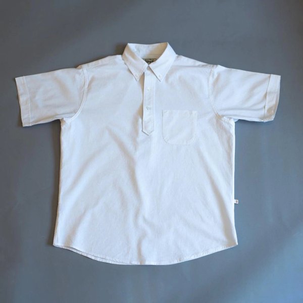 画像1: 【Yellow Rat】Pull Over Button-down Shirt II (White)