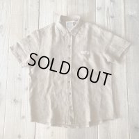 【YOINT】Hemp100% Short Sleeve Shirt Brown