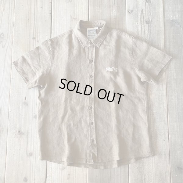 画像1: 【YOINT】Hemp100% Short Sleeve Shirt Brown