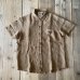 画像1: 【YOINT】Hemp100% Short Sleeve Shirt Brown (1)