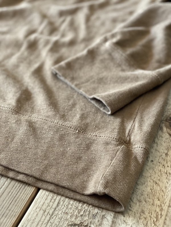 画像3: 【YOINT】Hemp/Organic Cotton Light Weight Sweat Shirt Brown