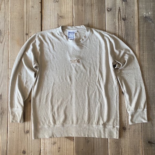 画像1: 【YOINT】Hemp/Organic Cotton Light Weight Sweat Shirt Sand White