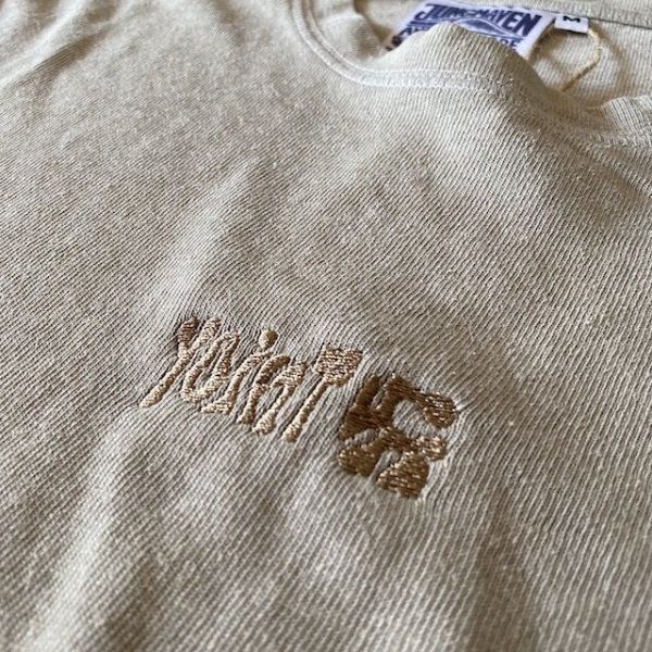 画像2: 【YOINT】Hemp/Organic Cotton Light Weight Sweat Shirt Sand White