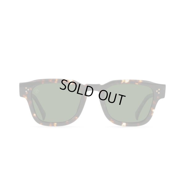 画像1: 【RAEN/レイン】Rece/BRINDLE TORTOISE/GREEN POLARIZED