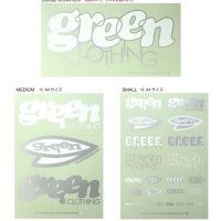 【GREEN CLOTHING】BOKINシリーズステッカー