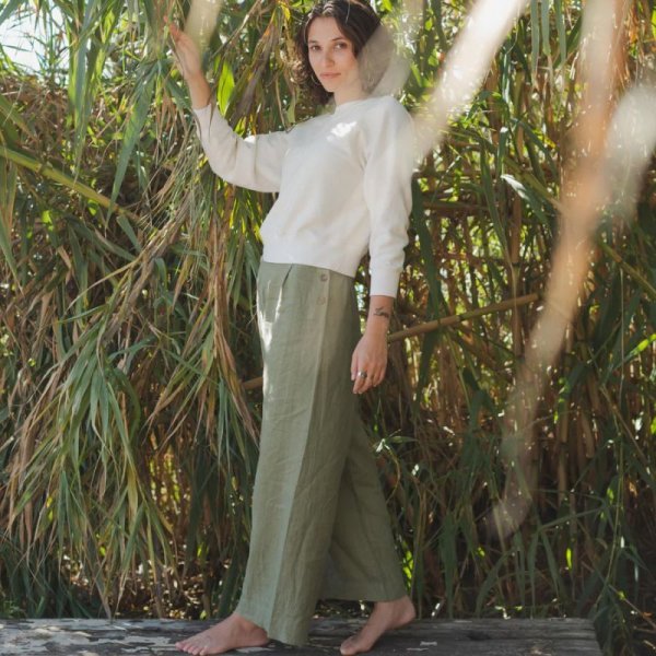 画像1: 【Daydream】DAYDREAM OLEMA PANTS - GREEN