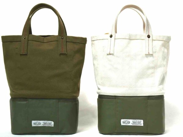 画像1: 【DEFORMASI】Wasabi / Beer cooler canvas tote & Container