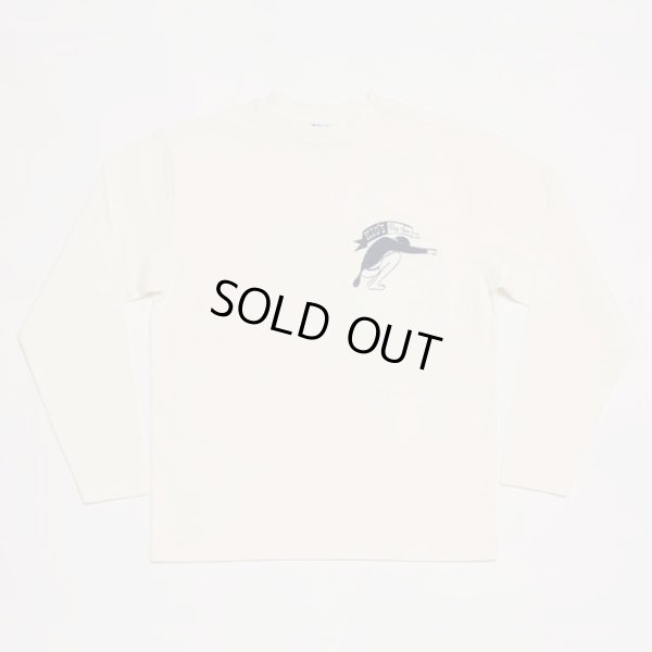 画像1: 【Yellow Rat】Kio's Ding Repair Original Mock Neck Long Sleeve Tee (White)