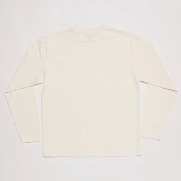 画像3: 【Yellow Rat】Mock Neck Long Sleeve Tee (White)