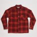 画像1: 【Yellow Rat】Convertible Collar Button-down Shirt (Brick) (1)