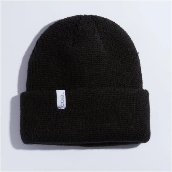 画像1: 【coal】The Frena Thick Knit Cuff Beanie/BLACK