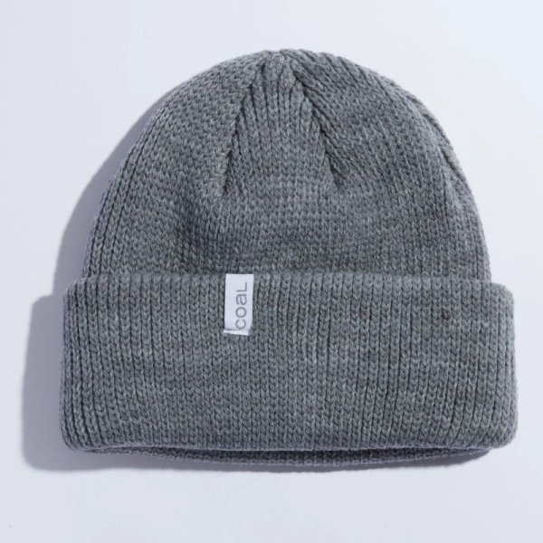 画像1: 【coal】The Frena Thick Knit Cuff Beanie/HEATHER GREY