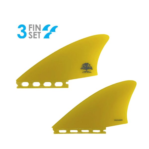 画像1: 【TRUE AMES】Mackie Mini Keel Thruster - Futures Compatible /yellow