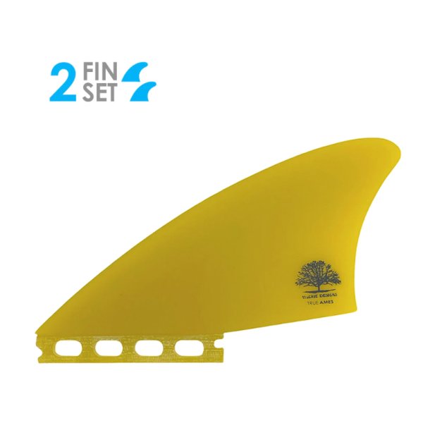 画像1: 【TRUE AMES】Mackie Sidecut Fish Keel - Futures Compatible (Solid Fiberglass)yellow