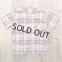 【Yellow Rat】BD shirt /brown x wine madras
