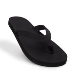 【indosole】Men’s Flip Flops - Black