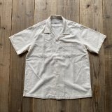 【S&Y WORKSHOP】ORIGINAL 100% Organic cotton Open Collar Shirt