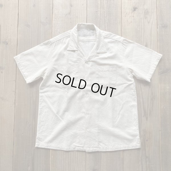 画像1: 【S&Y WORKSHOP】ORIGINAL 100% Organic cotton Open Collar Shirt
