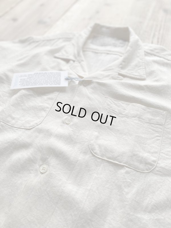 画像2: 【S&Y WORKSHOP】ORIGINAL 100% Organic cotton Open Collar Shirt