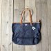 画像1: Wasabi / Leather shoulder tote/denim/20L (1)