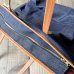 画像3: Wasabi / Leather shoulder tote/denim/20L (3)
