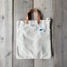 画像1: Wasabi / Leather handle tote/cream/17L (1)