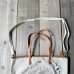 画像6: Wasabi / Leather shoulder tote/cream/20L