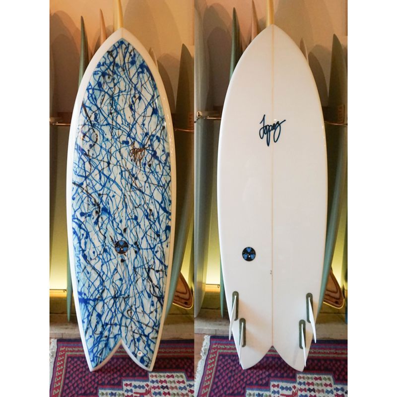 Gerry Lopez surfboards/ジェリーロペスサーフボード】Quad fish5'7 Gerry Lopez surfboards/ジェリーロペスサーフボード】Quad fish5'7