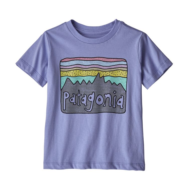 Patagonia パタゴニア ベビー フィッツロイ スカイズ オーガニック Tシャツ Light Violet Blue Lvbl 2t Ride Surf Sport Patagonia パタゴニア ベビー フィッツロイ スカイズ オーガニック Tシャツ Light Violet Blue Lvbl 2t Ride Surf Sport