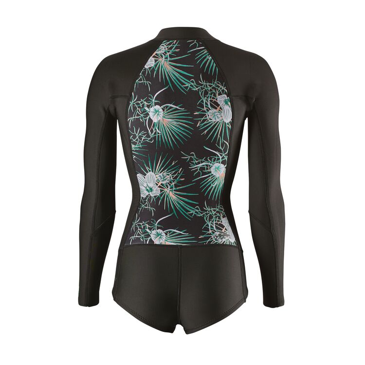 【PATAGONIA  WETSUIT/パタゴニアウェットスーツ】ウィメンズ・R1ライト・ユーレックス・ロングスリーブ・スプリング・ジェーン／USモデル/Bayou  Palmetto Simple: Ink Black (BPSI)/6