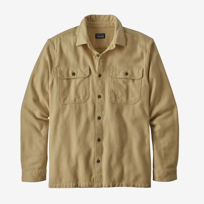 Patagonia パタゴニア メンズ ロングスリーブ ナチュラル ダイ フィヨルド フランネル シャツ Natural Dye El Cap Khaki Ndek M Ride Surf Sport