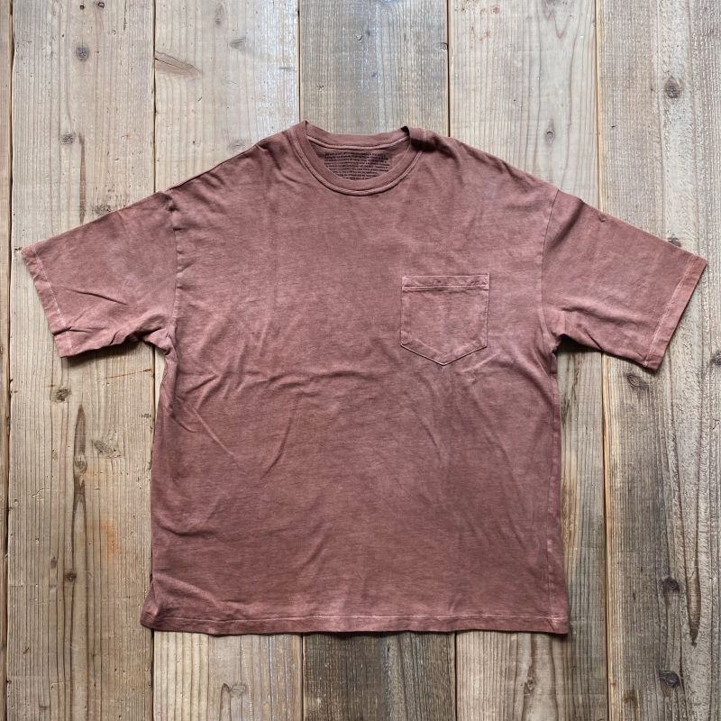 【S&Y WORKSHOP】ベンガラ泥染Organic Cotton100% T-Shirt 