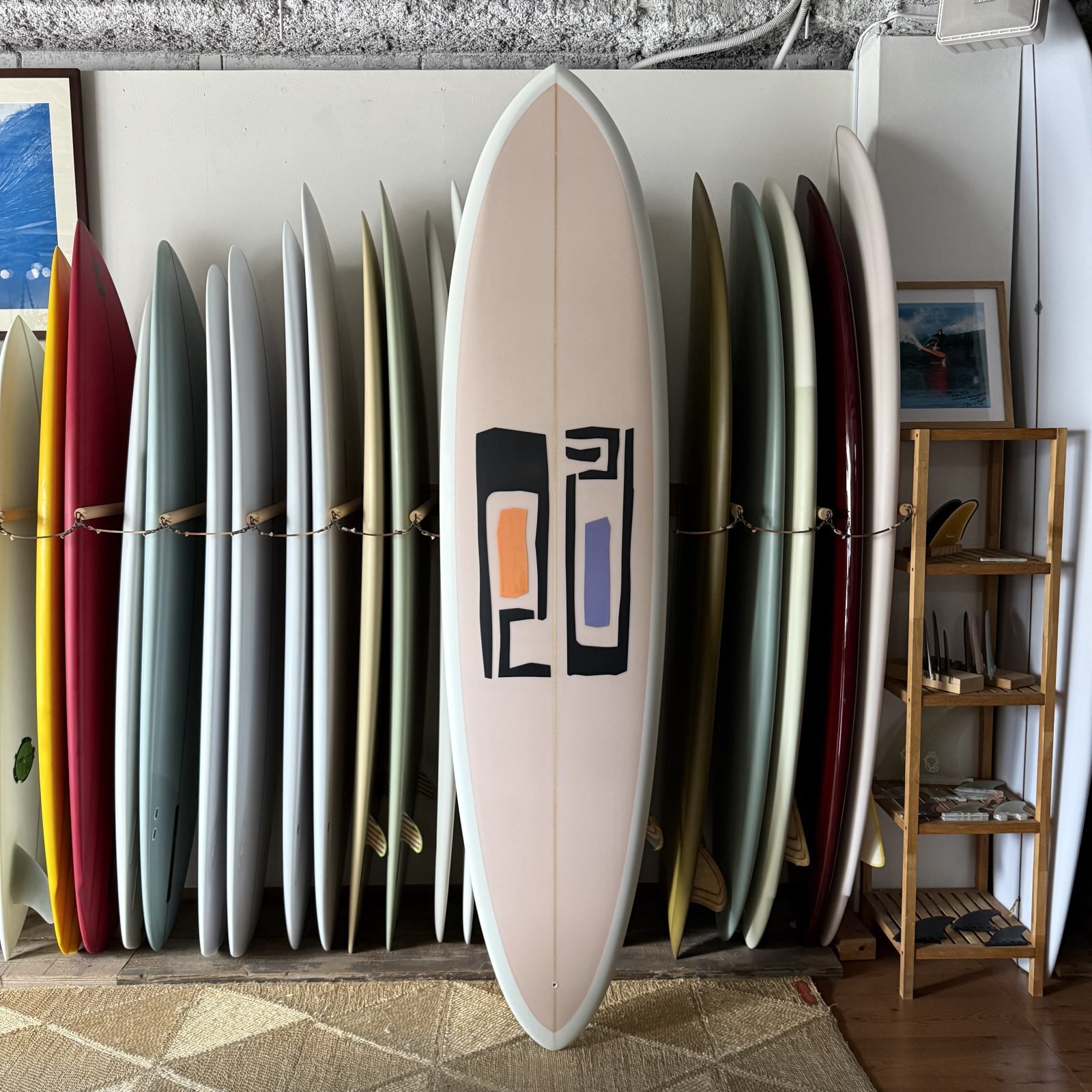 【Todd Pinder】Mid Pin 7’6” Angelo resin Artwork