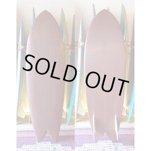 画像: 【Mandala custom shapes/マンダラ】High Performance Twin Keel Fish 5'8"