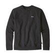 画像1: 【PATAGONIA/パタゴニア】メンズ・P-6 ラベル・アップライザル・クルー・スウェットシャツ/Black (BLK)