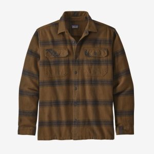 画像: 【PATAGONIA/パタゴニア】メンズ・ロングスリーブ・フィヨルド・フランネル・シャツ/Burlwood: Owl Brown (BUOB)