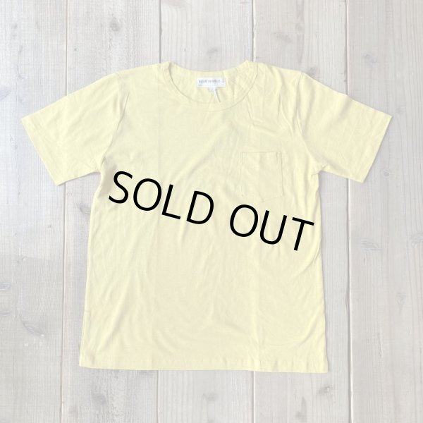 画像1: 【WASABI】POCKET TEE/YELLOW