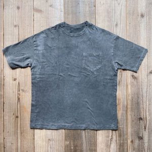 画像: 【S&Y WORKSHOP】ベンガラ泥染Organic Cotton100% T-Shirt "FAT Pocket"
