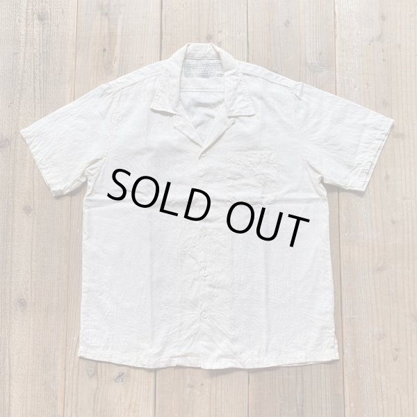 画像1: 【S&Y WORKSHOP】Organic Cotton100% open collar S/S Shirt