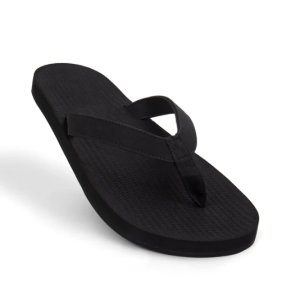 画像: 【indosole】Men’s Flip Flops - Black