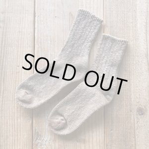 画像: 【S&Y WORKSHOP】ベンガラ泥染め ヘンプ靴下 3