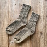 画像: 【S&Y WORKSHOP】ベンガラ泥染め ヘンプ靴下 4