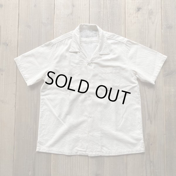 画像1: 【S&Y WORKSHOP】ORIGINAL 100% Organic cotton Open Collar Shirt