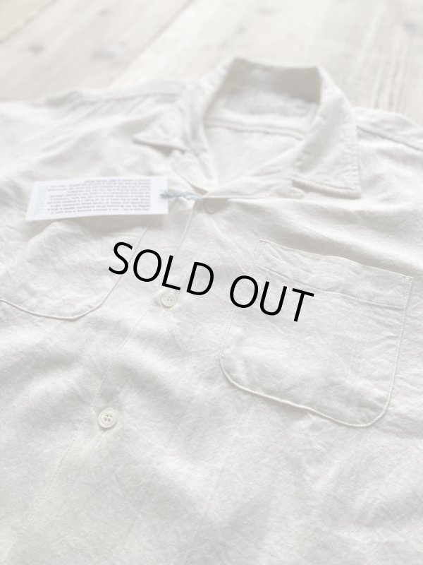 画像2: 【S&Y WORKSHOP】ORIGINAL 100% Organic cotton Open Collar Shirt
