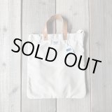 画像: Wasabi / Leather handle tote/cream/17L